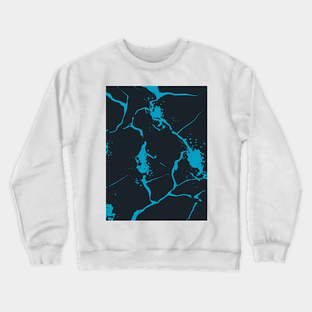 Black and Blue Textured Background, Abstract art Crewneck Sweatshirt by Islanr